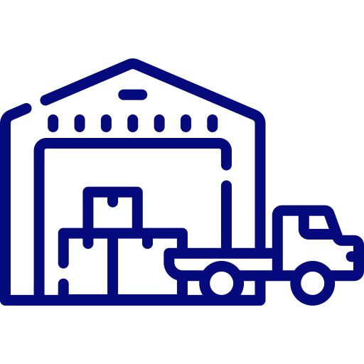 Warehousing & Distribution service icon